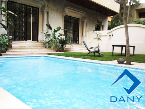 Residential Ground Floor Apartment For Rent Furnished in Maadi Sarayat Great Cairo Egypt